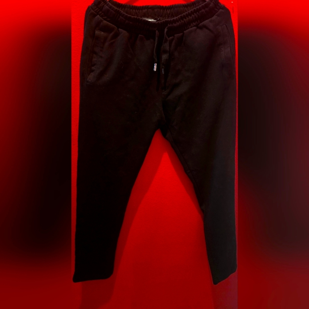 Dolce & Gabbana Black Sweatpants with Tapered Legs